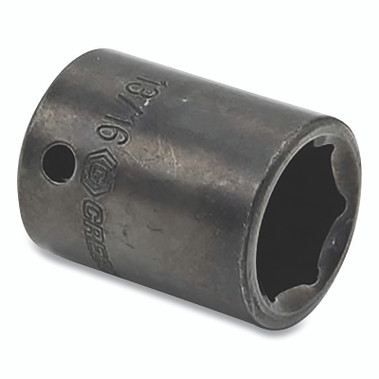 Crescent 6 Point Standard Impact SAE Socket, 1/2 in Drive, 3/4 in (6 EA / BX)