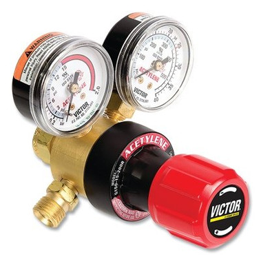 Victor G150 Series Regulators, G150-15-200, Acetylene, 0 to 25 LPM, 0 to 50S CFH, 400 psig (1 EA / EA)