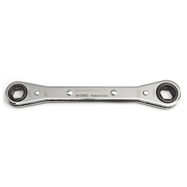 Apex 6 Point Laminated Double Box Ratcheting Wrenches, 13 mm/14 mm (1 EA / EA)