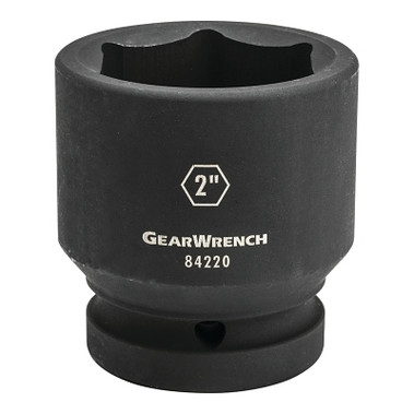 GEARWRENCH 1 in Drive 6 Point Standard Impact Sockets, 2 9/16 in (1 EA / EA)