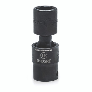 GEARWRENCH 6 Point Standard X-Core Pinless Universal Impact Metric Socket, 1/2 in Drive, 22 mm Opening (1 EA / EA)
