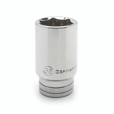 GEARWRENCH 6 Point Deep Metric Socket, 3/4 in Drive, 24 mm Opening (1 EA / EA)