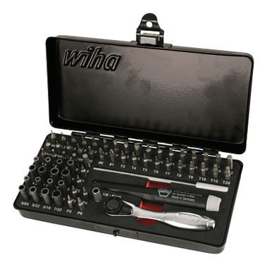 Wiha Tools Master Tech 65 Piece Sets, Inch/Metric (1 ST / ST)