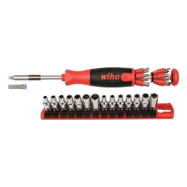 Wiha Tools 41 Piece Ultra Driver Tradesman Socket Sets, Inch/Metric (1 ST / ST)