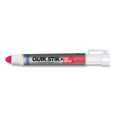 Markal Solid Paint Marker, Red, 5/16 in, Medium (12 EA / BX)