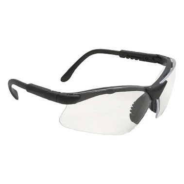 Radians Safety Eyewear, Clear Lens, Polycarbonate, Polarized, Black Frame (12 EA / DZ)