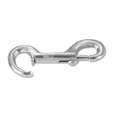 Campbell Snap Hook, Malleable Iron and Steel, Rigid Open Eye Bolt, 15/32 in Hook Opening, 4-1/4 in L, 100 lb (1 EA / EA)