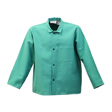 Stanco Flame Resistant Jacket, 3X-Large, Cotton Blend, Green (1 EA / EA)