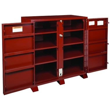 Crescent JOBOX Extra Heavy-Duty Cabinets, 60 1/8W x 24 1/4D x 60 3/4H, 2 Doors, 11 Shelves (1 EA / EA)