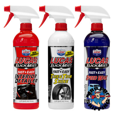 Lucas Oil Slick Mist Interior Detailer, 24 fl oz. (6 BTL / CS)