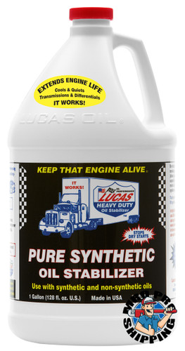 Lucas Oil Pure Synthetic Oil Stabilizer, 1 Gallon (4 GAL / CS)