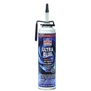 Permatex Ultra Silicone RTV Gasket Maker, 9.5 oz, PowerBead Can, Ultra Blue (6 EA / CA)