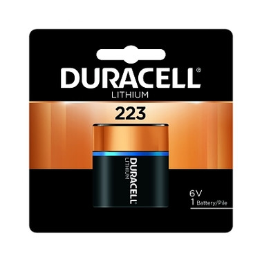 Duracell Lithium Battery, 6V, 223, 1 EA/PK (6 PK / CT)