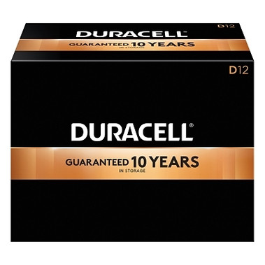 Duracell CopperTop Alkaline Battery, 1.5V, D, 12/BX (12 EA / CT)