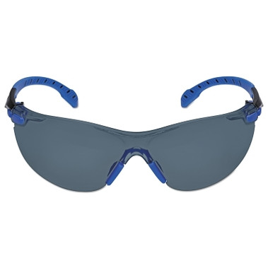 3M Eyewear Solus 1000-Series Kit, Gray Lens, Polycarbonate, Anti-Fog, Black/Blue, Frameless (20 EA / CA)