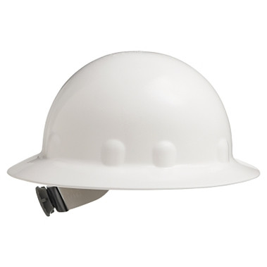 Honeywell Fibre-Metal SuperEight Hard Hat, 8-Point Ratchet, E-1 Full Brim, White (1 EA / EA)