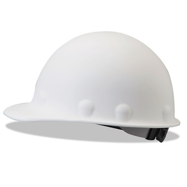 Honeywell Fibre-Metal Roughneck P2 Hard Cap, 8 Point Ratchet, P2A, White (1 EA / EA)