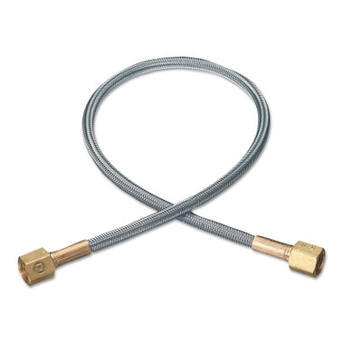 Western Enterprises Stainless Steel Flexible Pigtail, 3000 psig, Brass Connections, 24 in L (1 EA / EA)