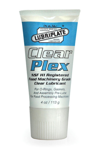 Lubriplate CLEARPLEX, Clear, H-1/food grade grease for medium speed bearings (12/4 OZ TUBES)