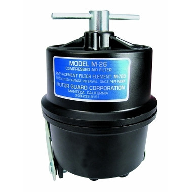 Motorguard Compressed Air Filter, 1/4 in (NPT), Sub-Micronic, For Use with Plasma Machines (1 EA / EA)