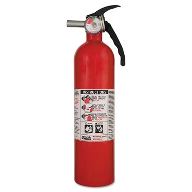 Kidde Kitchen/Garage Fire Extinguishers, Class B and C Fires, 2.9 lb (1 EA / EA)