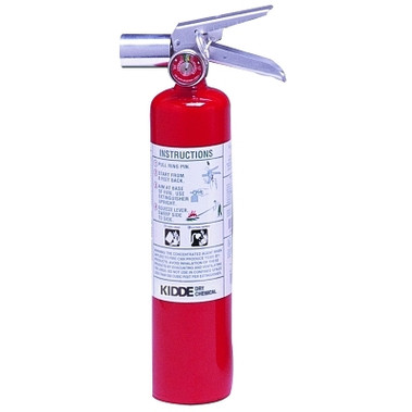 Kidde Halotron I Fire Extinguisher, Type B and C, 2.5 lb (1 EA / EA)