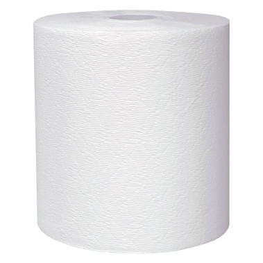 Kimberly-Clark Professional Kleenex Towels, White, Hard Roll, 8 in W x 600 ft L, 600 ft per Roll/6 Rolls per Case (1 CA / CA)