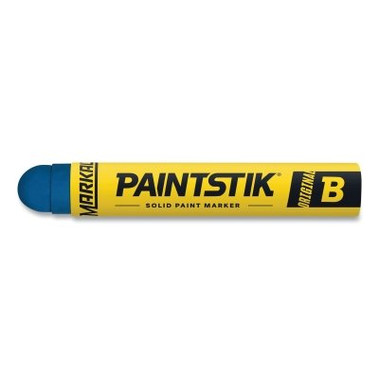 Markal Paintstik Original B Marker, 11/16 in x 4-3/4 in, Blue (12 EA / DZ)
