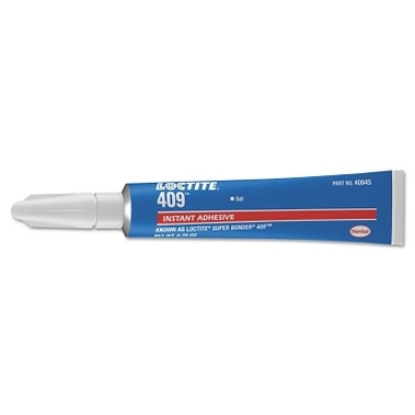 Loctite 409 Super Bonder Instant Adhesive, General Purpose Gel, 20 g, Tube, Clear (1 TUBE / TUBE)