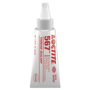 Loctite 567 PST Thread Sealant, High Temperature, 50 mL Tube, Off-White (1 EA / EA)