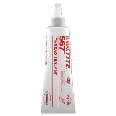 Loctite 567 PST Thread Sealant, High Temperature, 250 mL Tube, White (1 EA / EA)