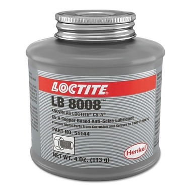 Loctite LB 8008 C5-A Copper Based Anti-Seize Lubricant, 4 oz Can (1 CAN / CAN)