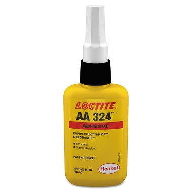 Loctite 324 Speedbonder Structural Adhesive, High Impact, 50 mL, Bottle, Amber (1 BTL / BTL)