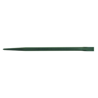 Mayhew Tools Line-Up Pry Bar, 30 in L x 7/8 in Stock, Straight Chisel/Pointed, Hex (1 EA / EA)