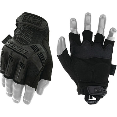 Mechanix Wear M-Pact Gloves, Black, Large, Black (1 PR / PR)