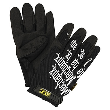 Mechanix Wear Original Gloves, Nylon, Synthetic Leather, Thermal Plastic Rubber (TPR), TrekDry, Tricot, X-Large, Black (1 PR / PR)