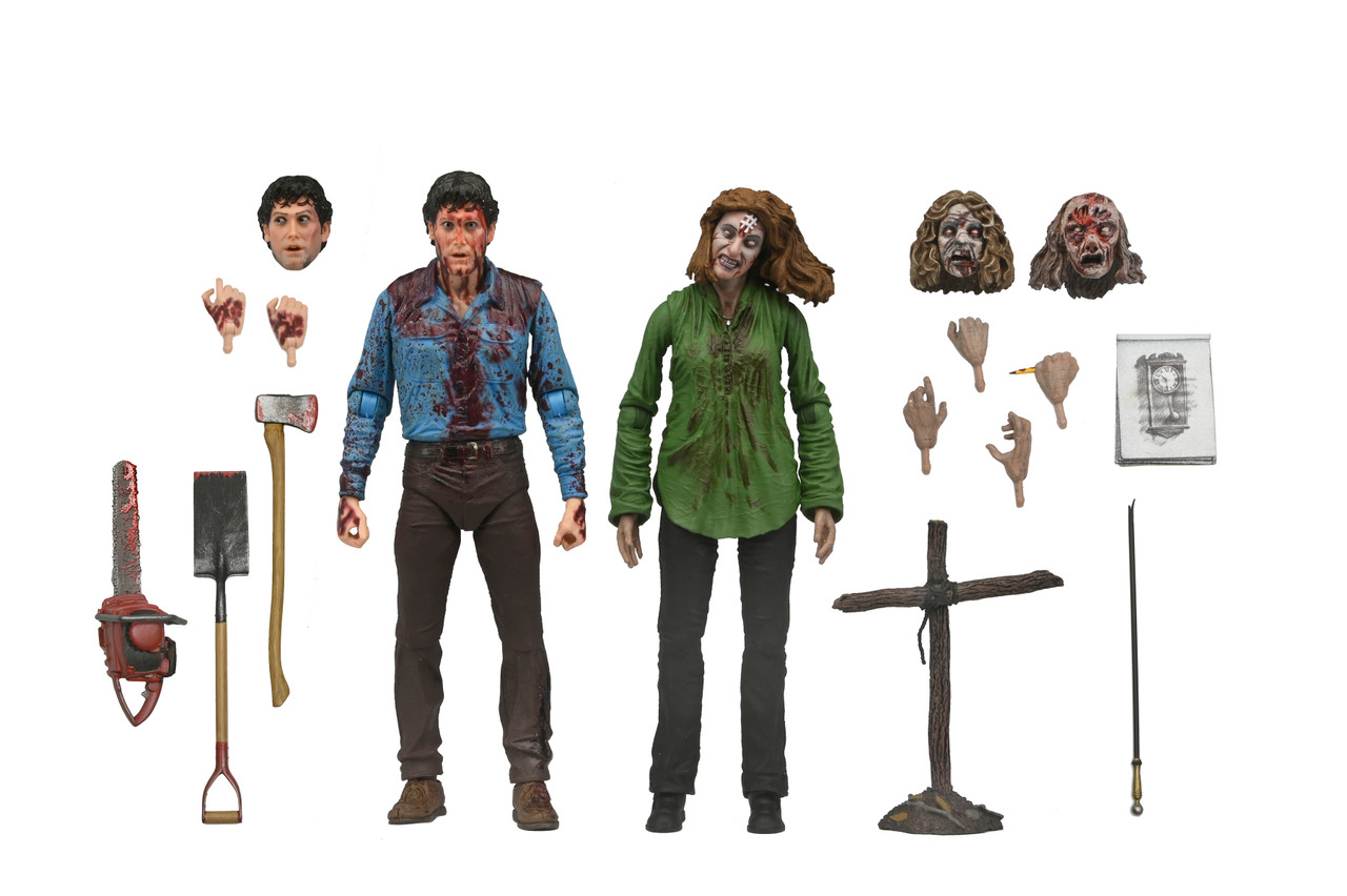 Evil Dead Ultimate Bloody Ash & Cheryl Williams Action Figure Two-Pack