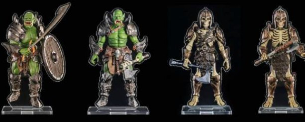Mythic Legions The Roleplaying Game - Villainous Set A (Set of 4)