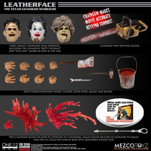 The Texas Chainsaw Massacre One:12 Collective Deluxe Leatherface (FREE SHIPPING)