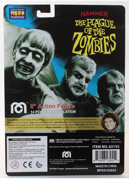 Mego Hammer Film Productions - 8" Plague  of the Zombies