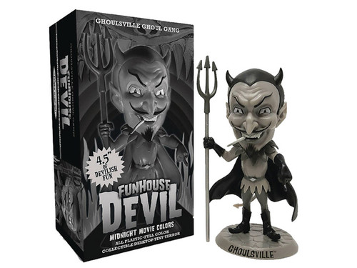 Ghoulsville Ghoul Gang Tiny Terror Funhouse Devil (Black & White) Figure