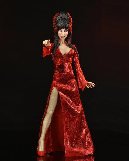 Elvira, Mistress of the Dark Elvira (Red, Fright, and Boo Ver.) Clothed Action Figure