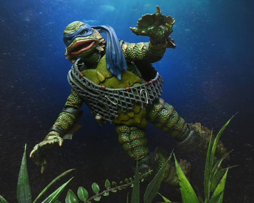 Universal Monsters x Teenage Mutant Ninja Turtles Ultimate Leonardo as The Creature