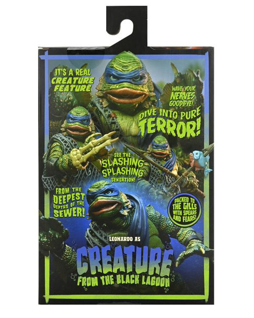 Universal Monsters x Teenage Mutant Ninja Turtles Ultimate Leonardo as The Creature