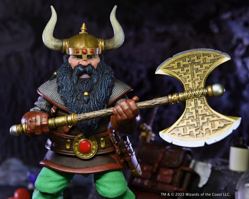 Dungeons & Dragons Ultimate Elkhorn the Good Dwarf Fighter Action Figure