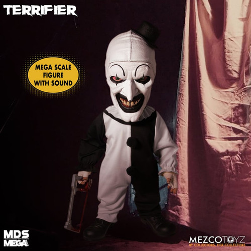 Terrifier: Art the Clown with Sound MDS Mega Scale 15-Inch Doll