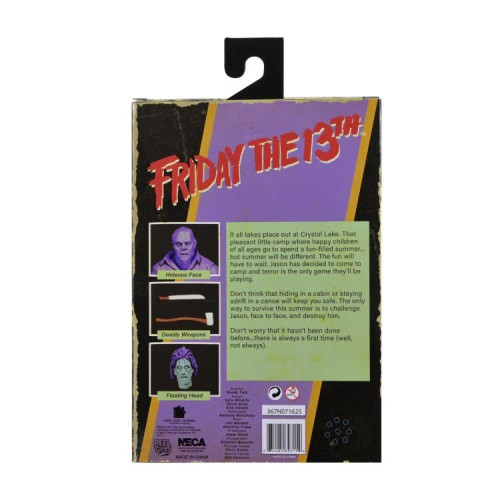 Friday the 13th Jason Voorhees (Classic Video Game Appearance) with Theme Music Packaging