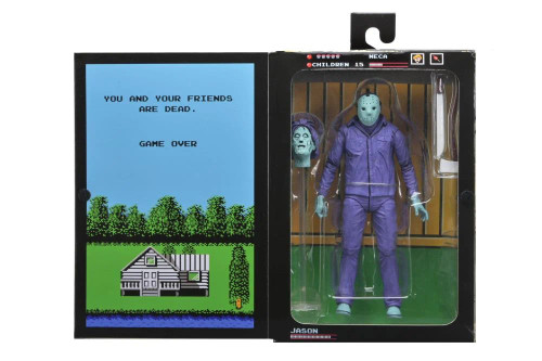 Friday the 13th Jason Voorhees (Classic Video Game Appearance) with Theme Music Packaging