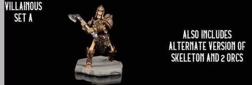 Mythic legions The Roleplaying Game - Minis Villainous Set A Painted(Set of 4)