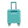 Igloo Tag Along Too Spinner Passive Cool Box Teal Front View